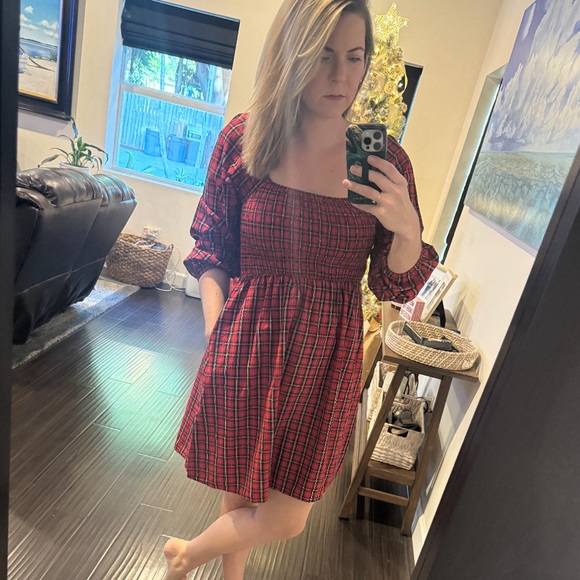 Old navy plaid dress - Picture 1 of 8
